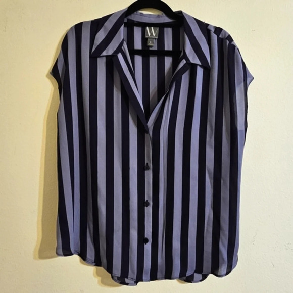 Worthington Striped Blouse - Picture 1 of 5